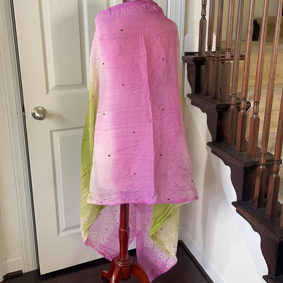 Hand made tie dye bandhani wrap scarf sarong NEW - Picture 5 of 10